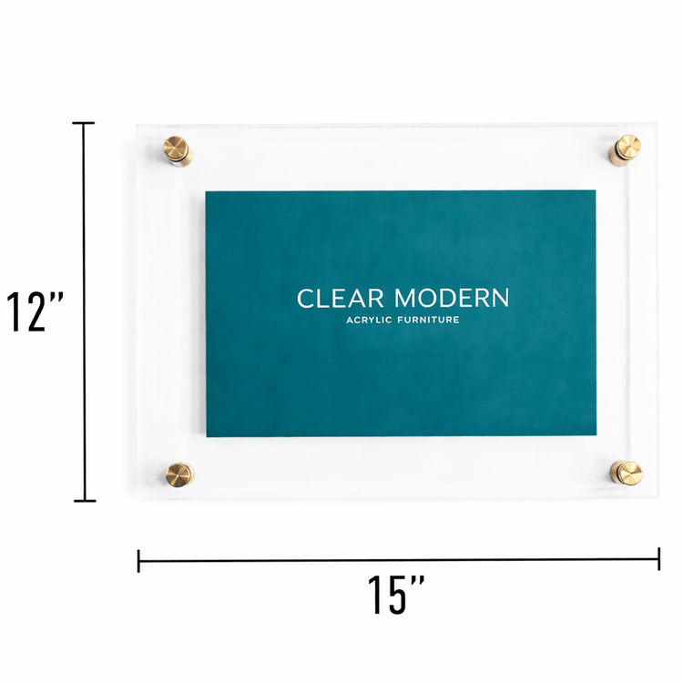 Floating Acrylic Frame