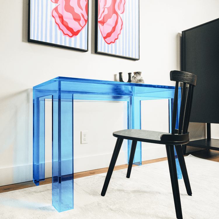 Brandy Fluorescent Acrylic Desk