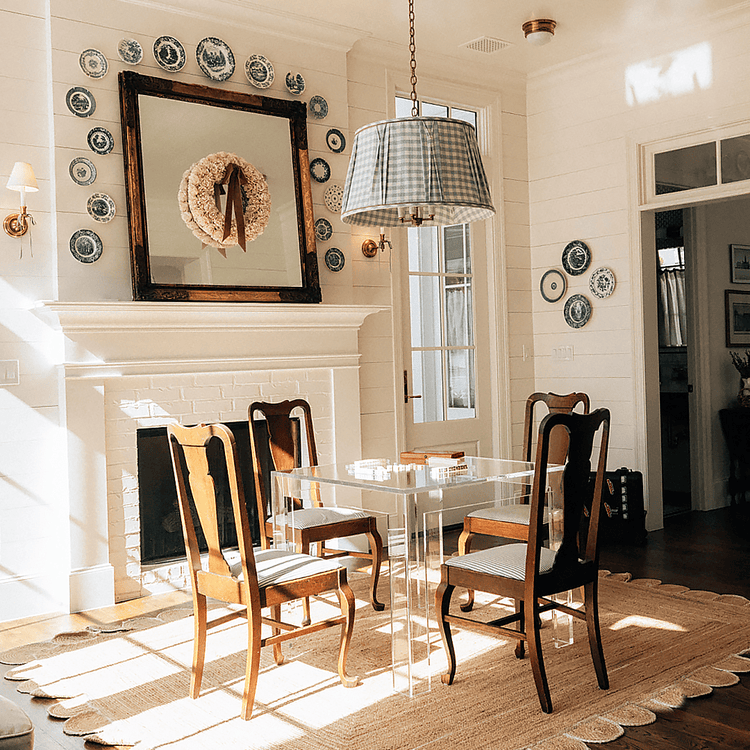 Burdock Clear Acrylic Game Table