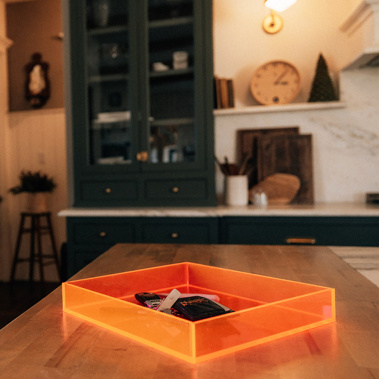 Neon Acrylic Accessory Tray