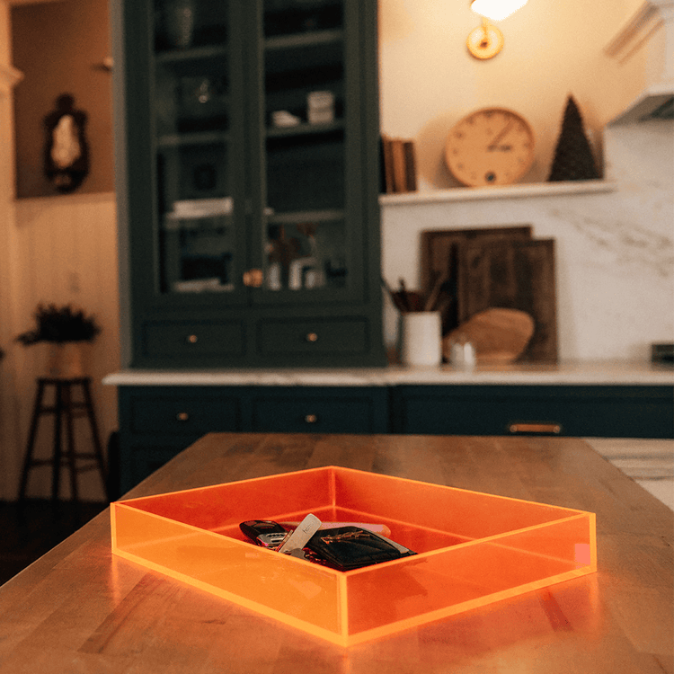 Neon Acrylic Accessory Tray