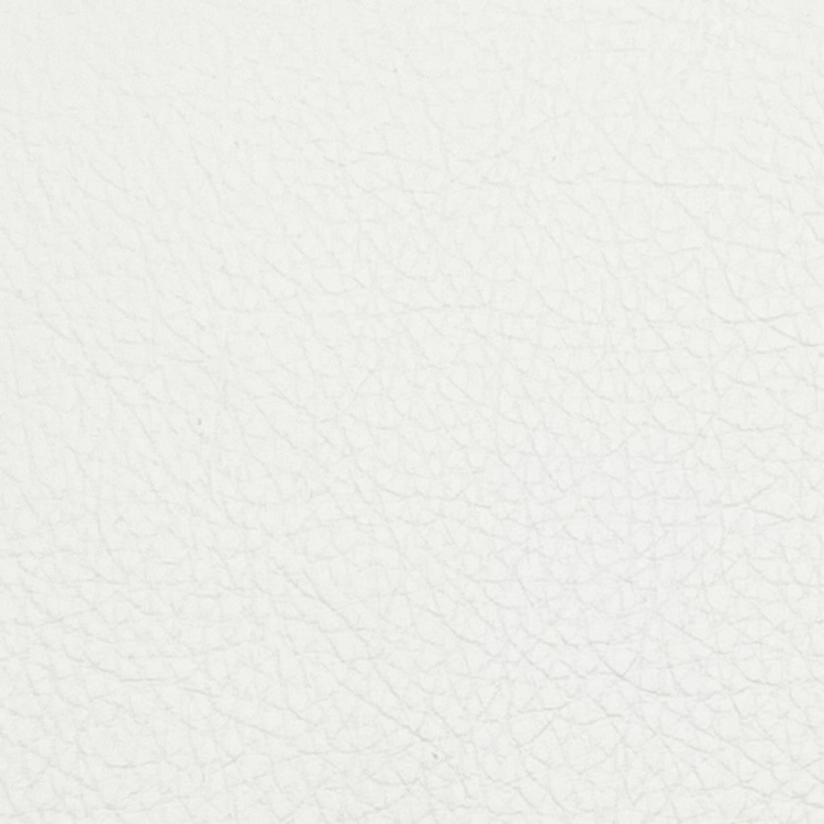 White Vegan Leather Color Swatch.