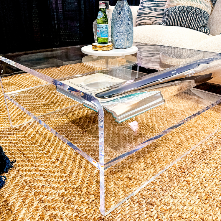 Square Acrylic Adelaide Coffee Table