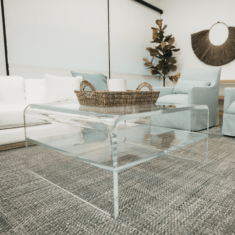 Square Acrylic Adelaide Coffee Table