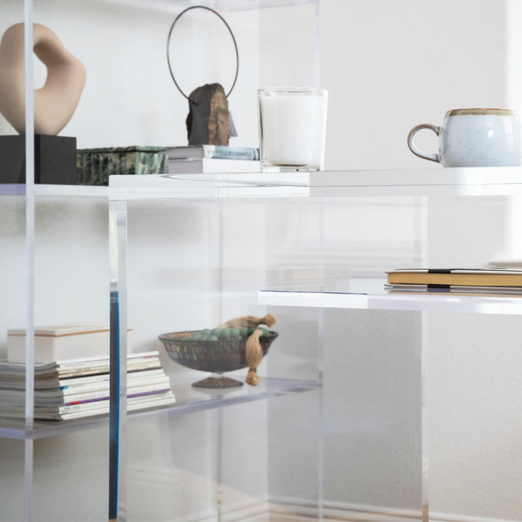 Cambridge Desk with Double Shelf