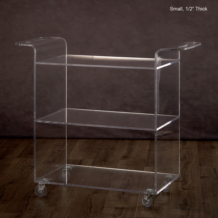 Savoy Acrylic Bar Cart