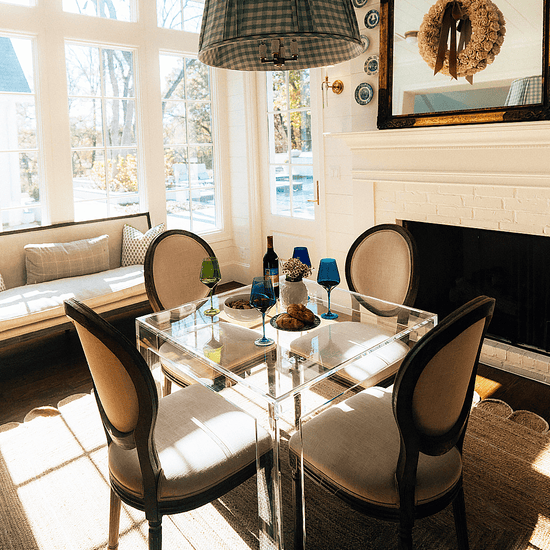 Acrylic Lucite Game Table - The Burdock