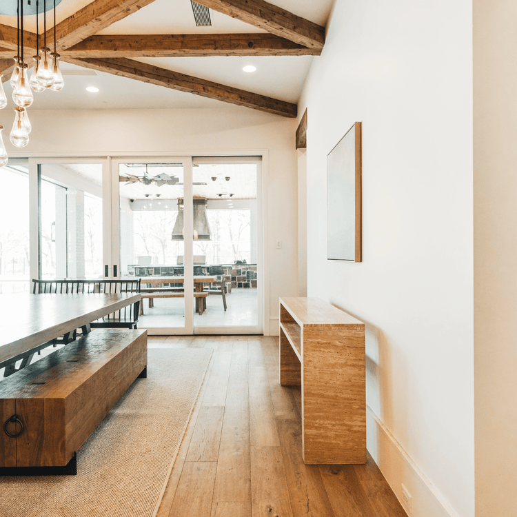 Camden Travertine Console Table