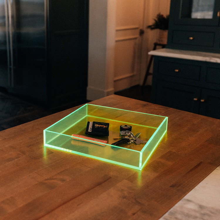 Neon Acrylic Accessory Tray