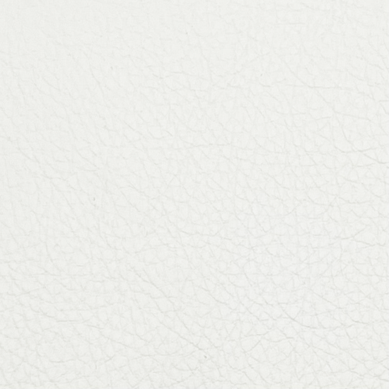 White Vegan Leather Color Swatch.