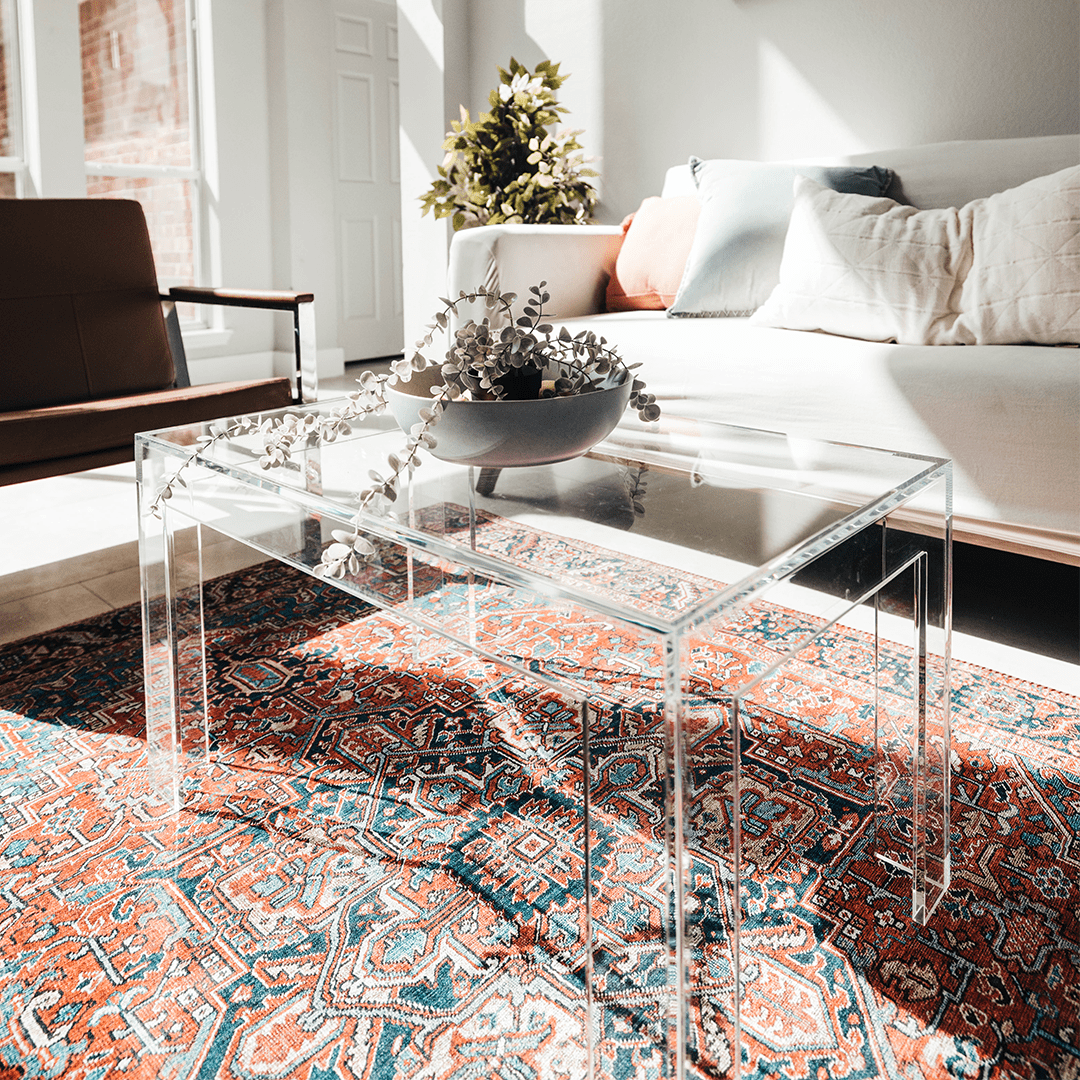 Bennet Clear Acrylic Coffee Table