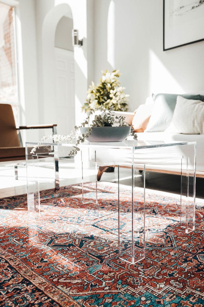 Bennet Clear Acrylic Lucite Coffee Table